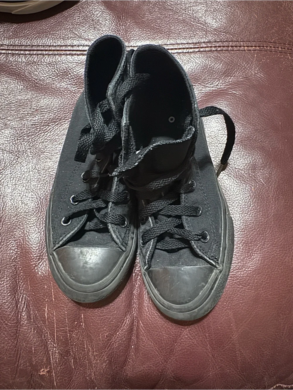Converse Black Canvas Slip-On All Star Sneakers